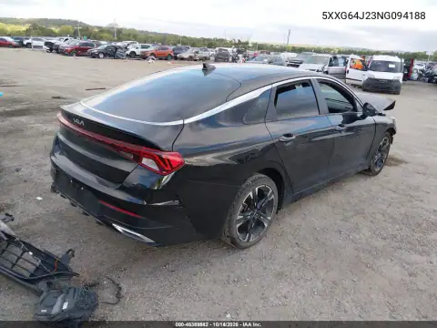 5XXG64J23NG094188 — 2022 Kia K5, фото 4 с аукциона IAAI, Передняя часть