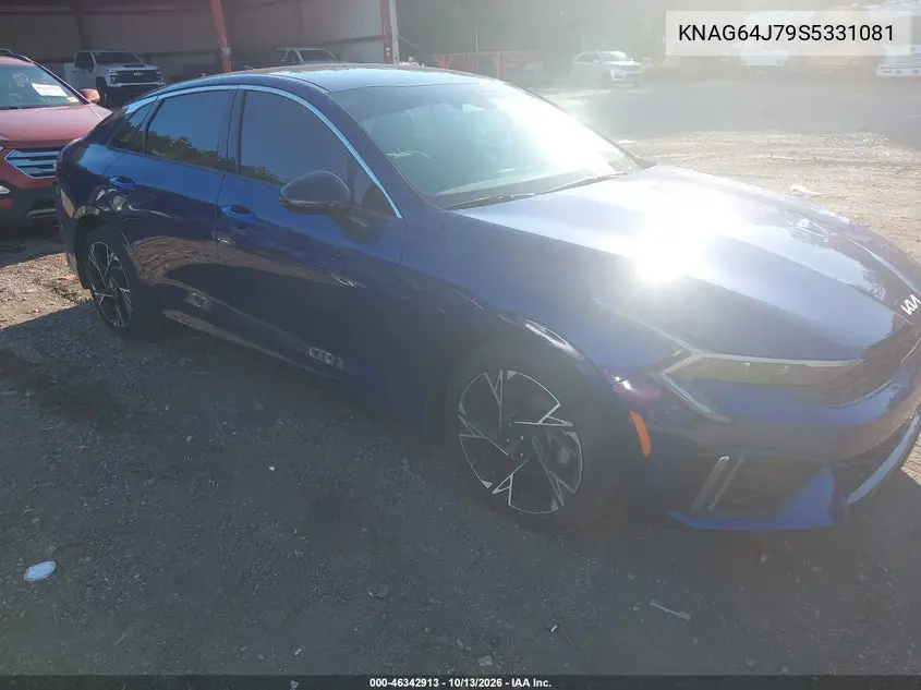 2025 Kia K5 Gt-Line VIN KNAG64J79S5331081 фото 2