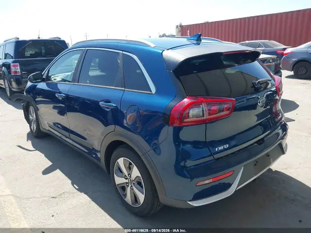 KNDCB3LC8K5317626 — 2019 Kia NIRO LX, фото 3 с аукциона IAAI 14.10.2026, Передняя часть слева