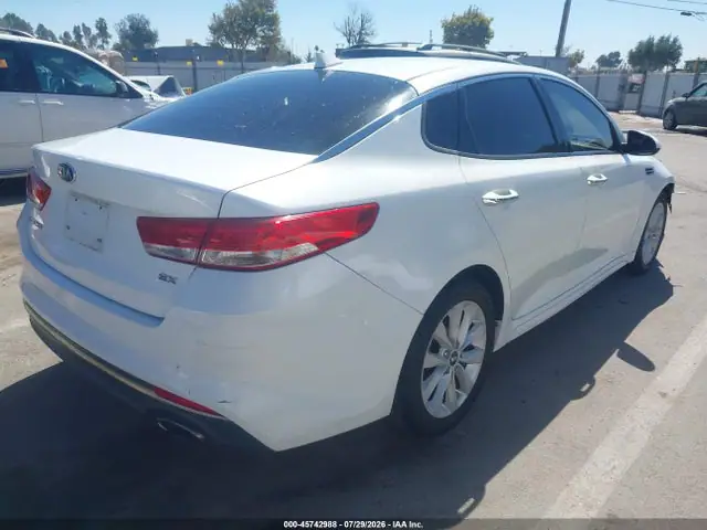 2017 KIA OPTIMA EX VIN 5XXGU4L32HG157006 фото 4