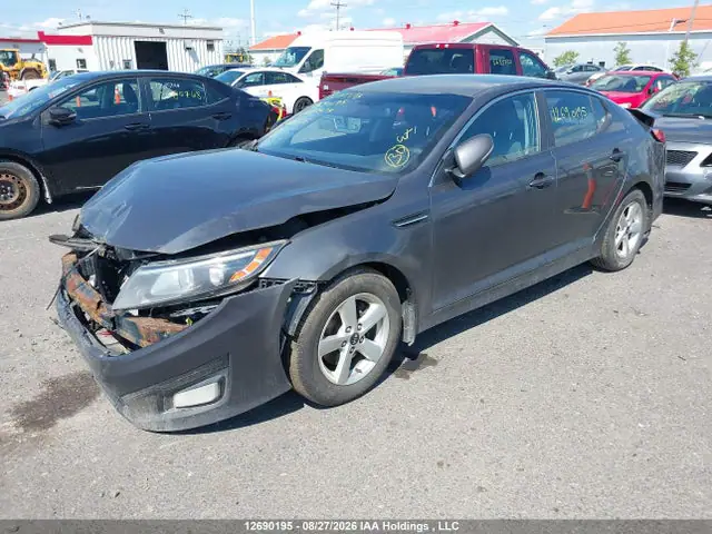 KNAGM4A7XE5473434 — 2014 Kia Optima LX, фото 2 с аукциона IAAI 13.10.2026, Передняя часть
