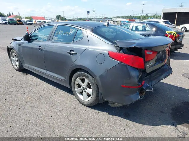 KNAGM4A7XE5473434 — 2014 Kia Optima LX, фото 3 с аукциона IAAI 13.10.2026, Передняя часть