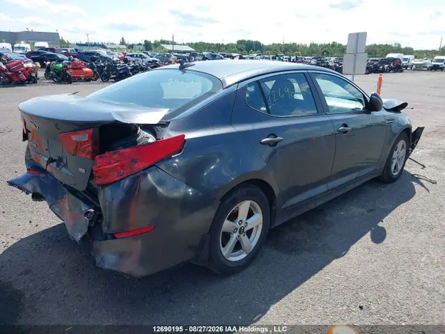 KNAGM4A7XE5473434 — 2014 Kia Optima LX, фото 4 с аукциона IAAI 13.10.2026, Передняя часть