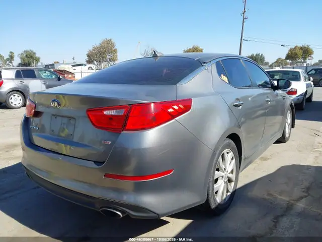 5XXGM4A79EG345250 — 2014 Kia Optima LX, фото 4 с аукциона IAAI 13.10.2026, Естественный износ