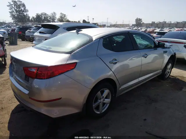5XXGM4A77FG466294 — 2015 Kia Optima LX, фото 4 с аукциона IAAI 30.09.2026, Передняя часть