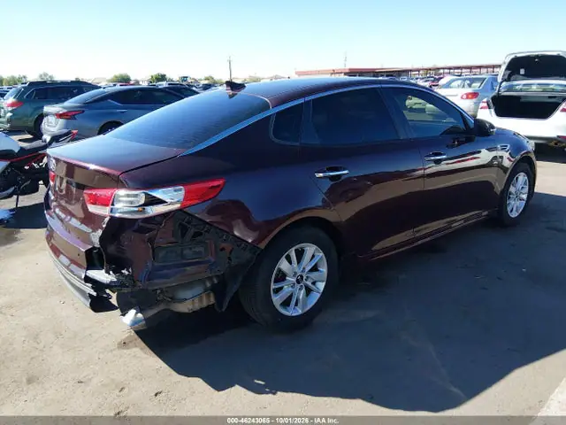 5XXGT4L32JG218248 — 2018 Kia Optima LX, фото 4 с аукциона IAAI 13.10.2026, Задняя часть справа