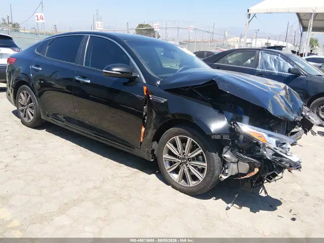 5XXGT4L38KG350562 — 2019 Kia Optima LX, Передняя часть (Front End), фото до ремонта