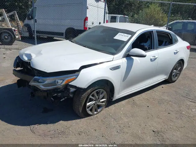 5XXGT4L32KG326208 — 2019 Kia Optima LX, фото 2 с аукциона IAAI 30.09.2026, Передняя часть