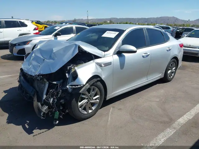 5XXGT4L34KG297214 — 2019 Kia Optima LX, фото 2 с аукциона IAAI 13.10.2026, Передняя часть