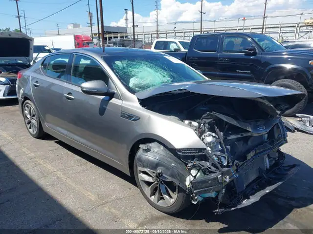 5XXGR4A6XEG305963 — 2014 Kia Optima Sx Turbo, Передняя часть (Front End), фото до ремонта