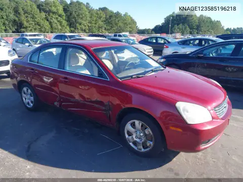 KNAGE123585196218 — 2008 Kia Optima, Правая сторона, фото до ремонта