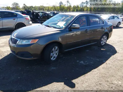 2010 Kia Optima Lx VIN KNAGG4A86A5376337 фото 2