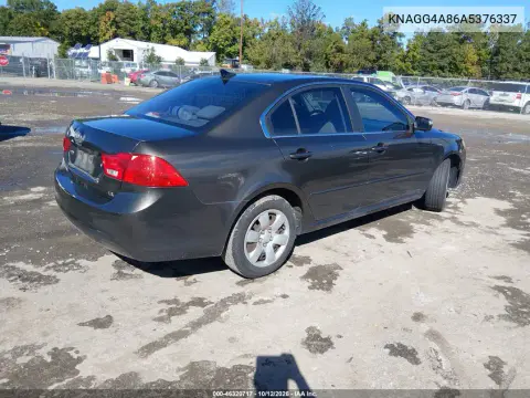 2010 Kia Optima Lx VIN KNAGG4A86A5376337 фото 4
