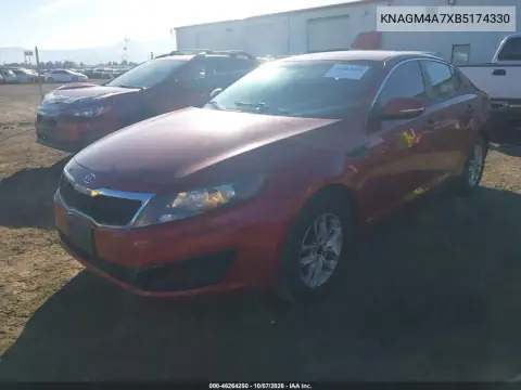 2011 Kia Optima Lx VIN KNAGM4A7XB5174330 фото 3