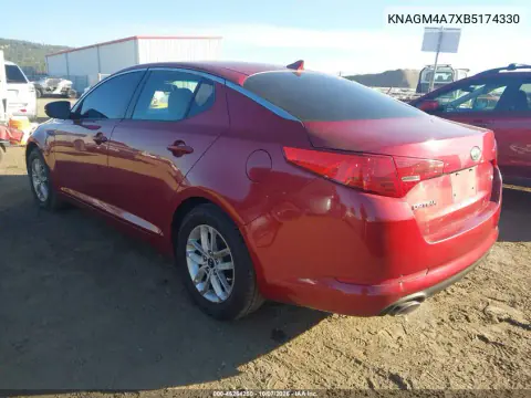 2011 Kia Optima Lx VIN KNAGM4A7XB5174330 фото 4