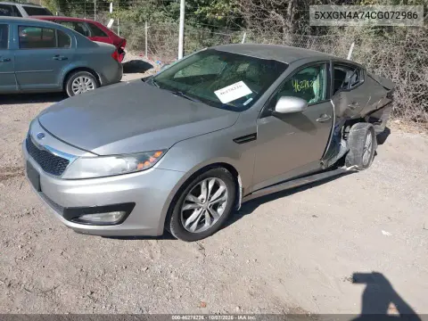 2012 Kia Optima Ex VIN 5XXGN4A74CG072986 фото 3