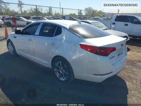 2012 Kia Optima Ex VIN 5XXGN4A70CG030542 фото 4