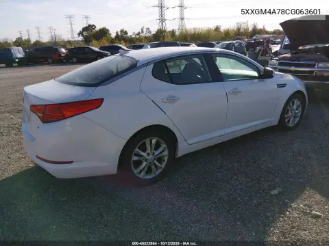 2012 Kia Optima Lx VIN 5XXGM4A78CG063601 фото 5