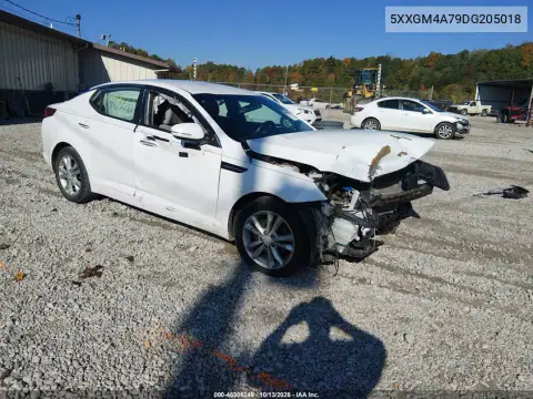 5XXGM4A79DG205018 — 2013 Kia Optima, Передняя часть, фото до ремонта