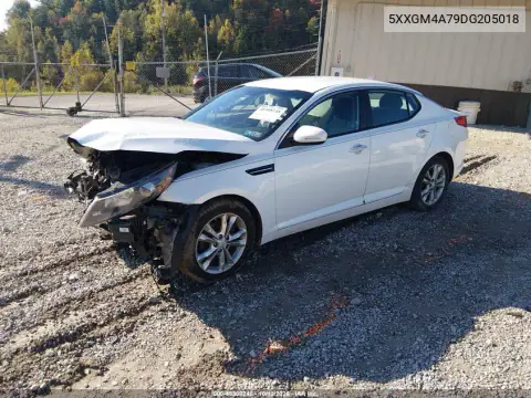 2013 Kia Optima Lx VIN 5XXGM4A79DG205018 фото 2