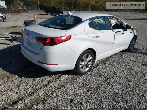 2013 Kia Optima Lx VIN 5XXGM4A79DG205018 фото 4