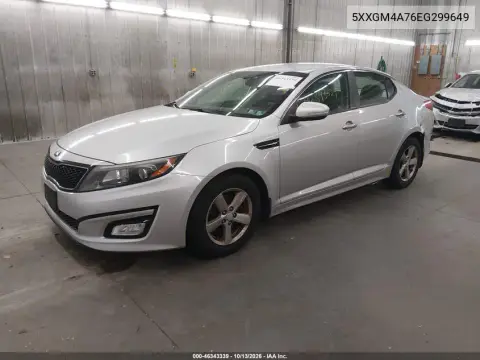 2014 Kia Optima Lx VIN 5XXGM4A76EG299649 фото 2