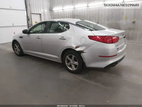2014 Kia Optima Lx VIN 5XXGM4A76EG299649 фото 3