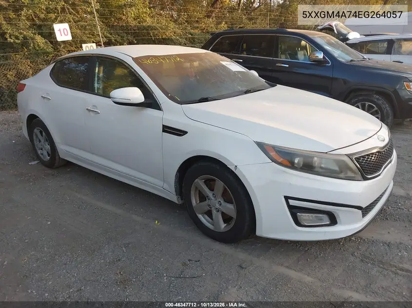 2014 Kia Optima Lx VIN 5XXGM4A74EG264057 фото 2