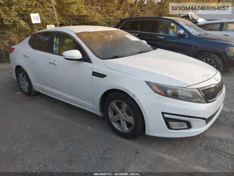 5XXGM4A74EG264057 — 2014 Kia Optima, Естественный износ, фото до ремонта