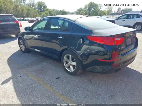 2015 Kia Optima Lx VIN 5XXGM4A72FG465876 фото 4