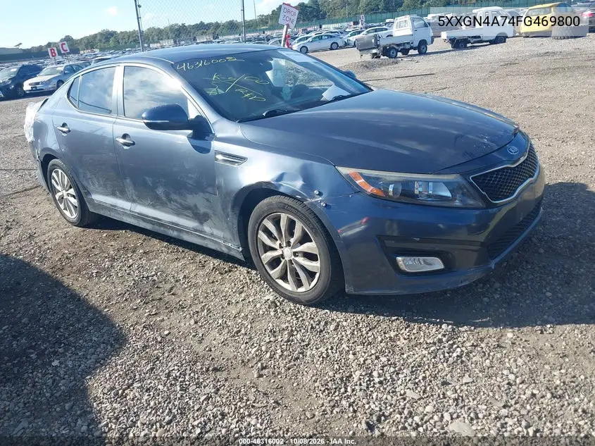 2015 Kia Optima Ex VIN 5XXGN4A74FG469800 фото 2