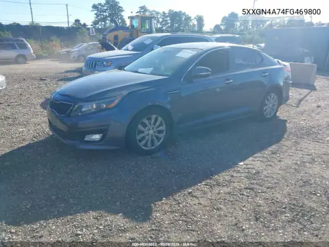 2015 Kia Optima Ex VIN 5XXGN4A74FG469800 фото 3