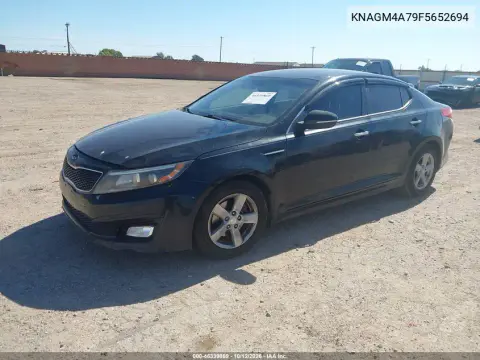2015 Kia Optima Lx VIN KNAGM4A79F5652694 фото 2