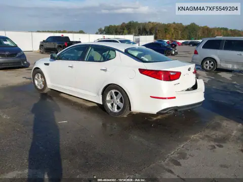 KNAGM4A7XF5549204 — 2015 Kia Optima, фото 4 с аукциона IAAI, Задняя часть справа