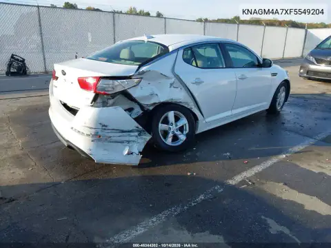 KNAGM4A7XF5549204 — 2015 Kia Optima, фото 5 с аукциона IAAI, Задняя часть справа