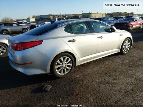 2015 Kia Optima Ex VIN 5XXGN4A75FG394394 фото 4