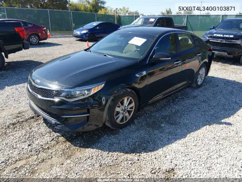 2016 Kia Optima Lx VIN 5XXGT4L34GG103871 фото 3
