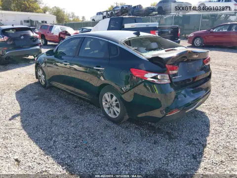 2016 Kia Optima Lx VIN 5XXGT4L34GG103871 фото 4