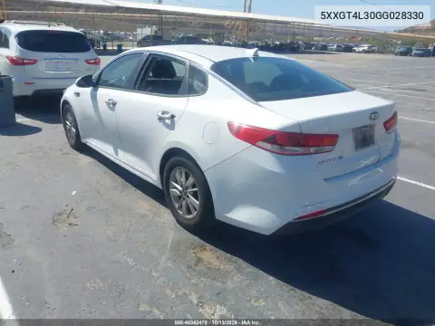 5XXGT4L30GG028330 — 2016 Kia Optima, фото 4 с аукциона IAAI, Механические повреждения