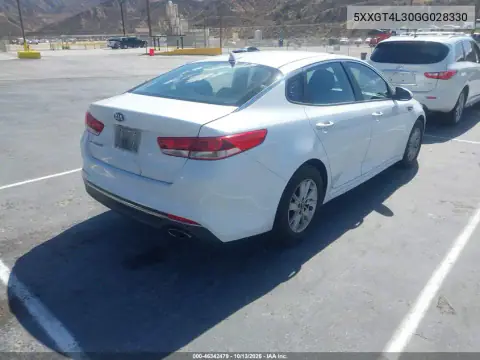 5XXGT4L30GG028330 — 2016 Kia Optima, фото 5 с аукциона IAAI, Механические повреждения