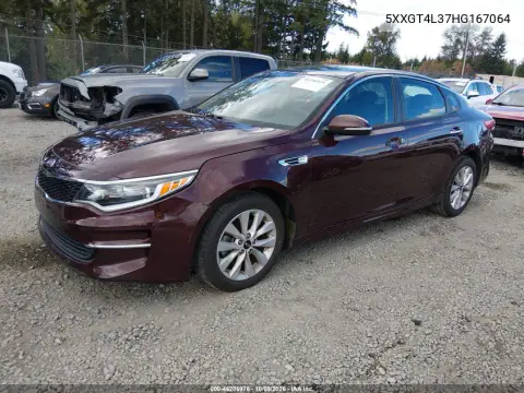 2017 Kia Optima Lx VIN 5XXGT4L37HG167064 фото 3