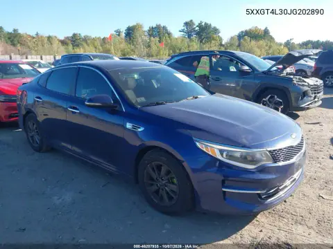 2018 Kia Optima Lx VIN 5XXGT4L30JG202890 фото 2
