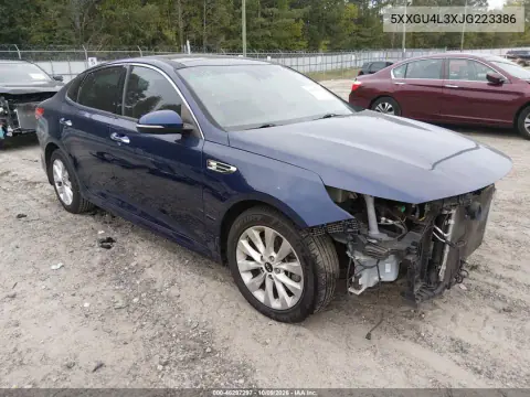 2018 Kia Optima Ex VIN 5XXGU4L3XJG223386 фото 2