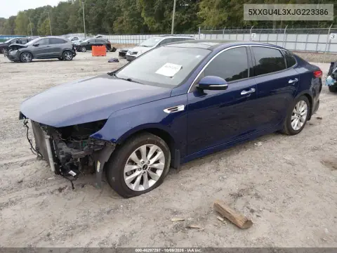 2018 Kia Optima Ex VIN 5XXGU4L3XJG223386 фото 3