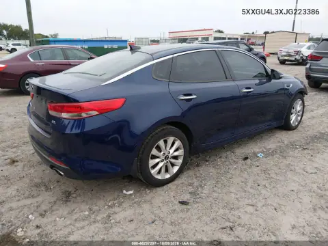 2018 Kia Optima Ex VIN 5XXGU4L3XJG223386 фото 5
