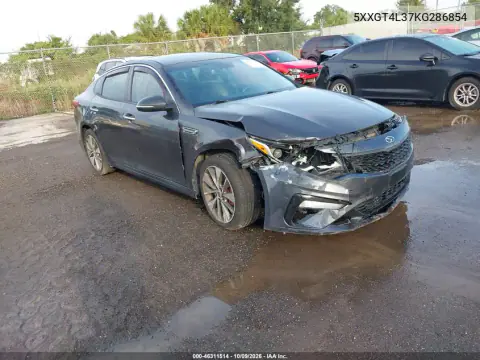 5XXGT4L37KG286854 — 2019 Kia Optima, Передняя часть, фото до ремонта