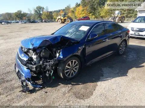 5XXGU4L19KG314746 — 2019 Kia Optima, фото 2 с аукциона IAAI, Передняя часть