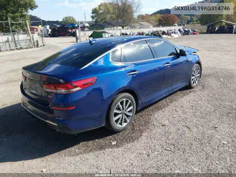 5XXGU4L19KG314746 — 2019 Kia Optima, фото 4 с аукциона IAAI, Передняя часть