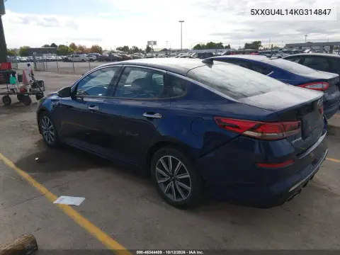 2019 Kia Optima Ex VIN 5XXGU4L14KG314847 фото 4