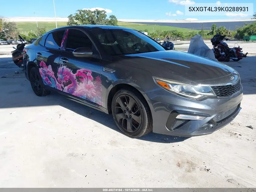 5XXGT4L39KG288931 Kia Optima 2019 — повреждение Естественный износ, фото до ремонта